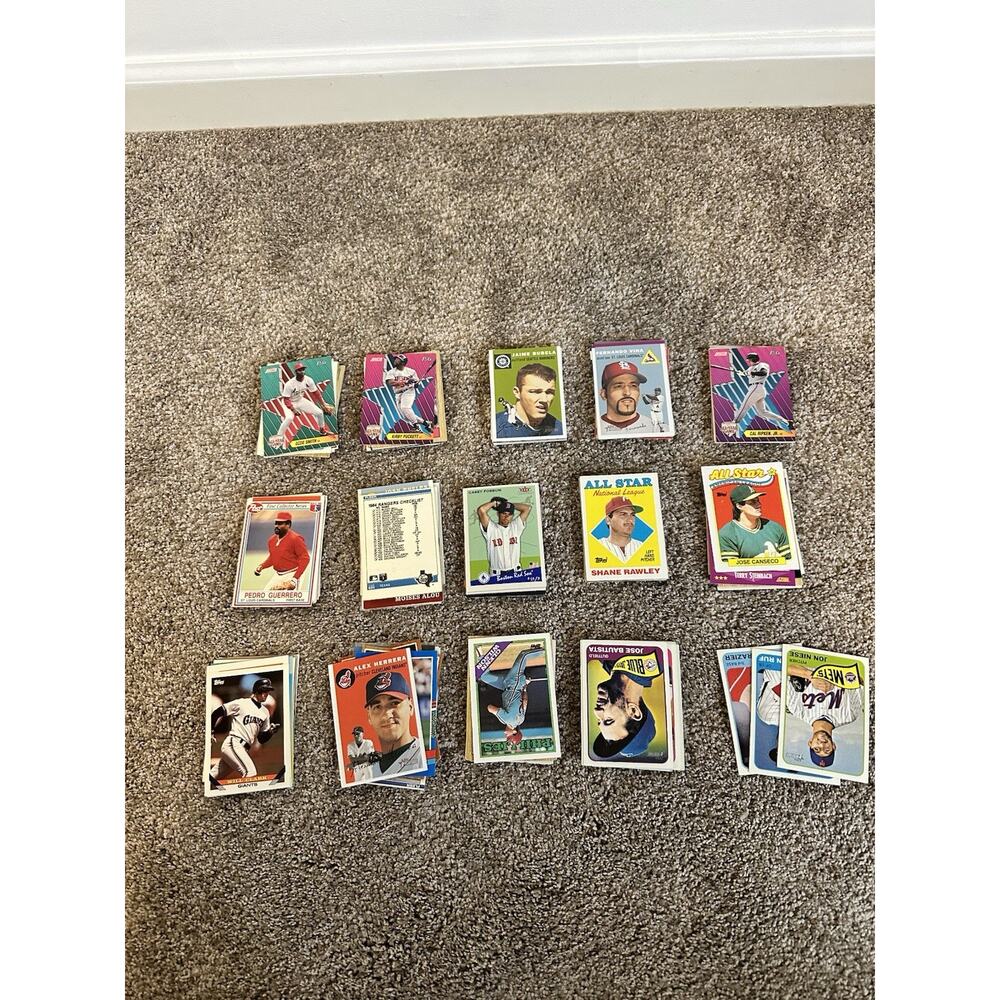 Vintage VTG Baseball Cards Lot - 143 Cards GOOD SHAPE! Mystery Set Lot Of Cards